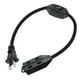 thumbnail image 1 of 2 Prong Power Strip 3 Outlet Extension Cord for Indoor Use, 1 of 8