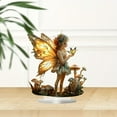 thumbnail image 5 of 1 Packs Butterflies Fairies Ornament Whimsical Home Decor for Study Bedroom Desktop Decoration Unique Gift Idea Handcrafted Fairy Figurine, 5 of 6