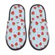 thumbnail image 1 of Fotbe Strawberry Pantuflas Peludas para Mujer con Estampado, Zapatillas de Peluche, Zapatos de Invierno para Casa, Uso Interior y Exterior-Medium, 1 of 8