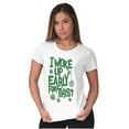 thumbnail image 3 of Christmas I Woke Up Early For This Womens Slim Fit Graphic Tee Brisco Brands L, 3 of 5