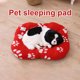 thumbnail image 5 of Cama para perros Cojín térmico antideslizante ultra suave para mascotas para gatos pequeños Perros (rojo) Tmvgtek Para estrenar, 5 of 8