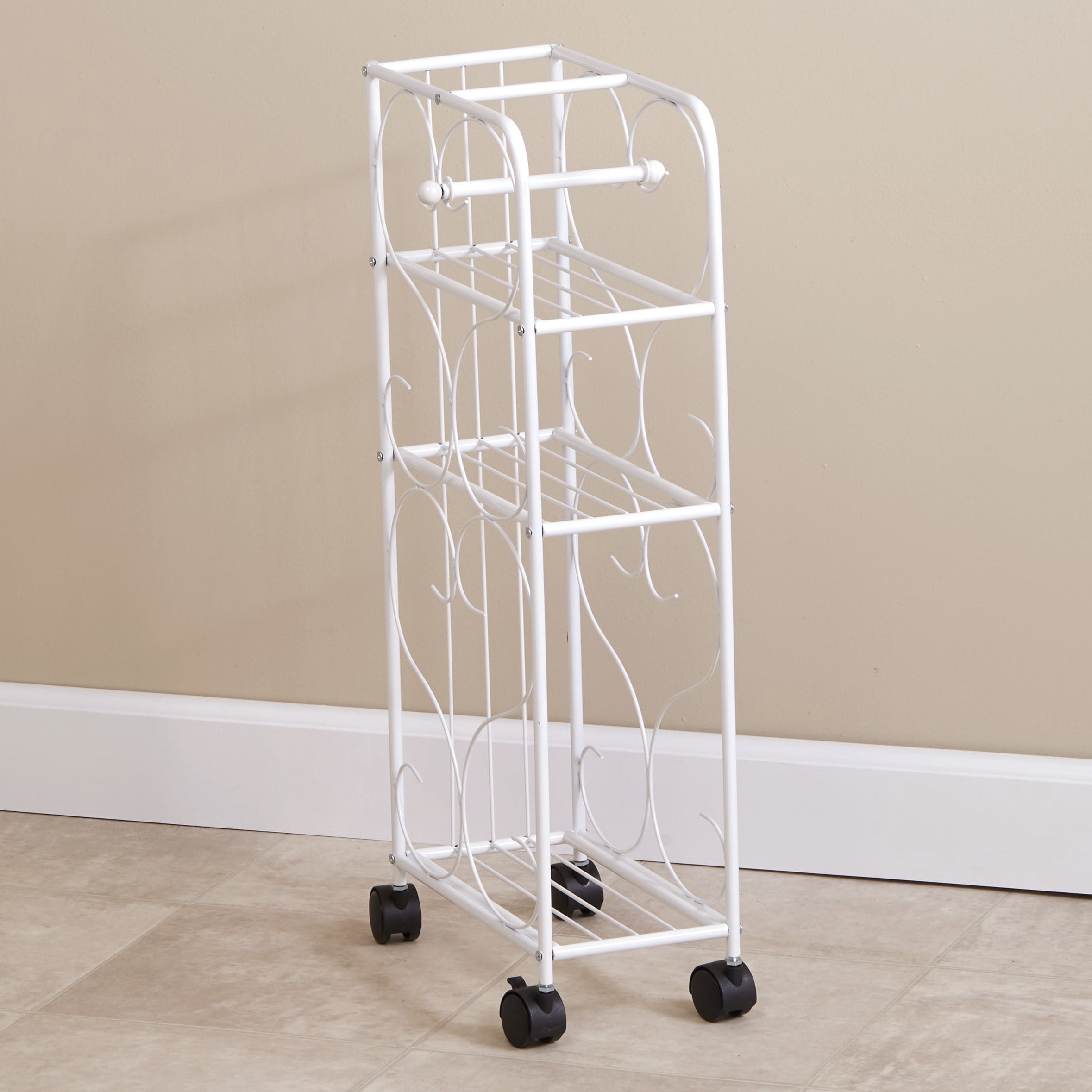 rolling bathroom storage