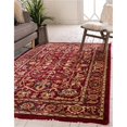 thumbnail image 1 of Unique Loom 3144369 8 x 10 ft. Alcott Dorchester Rectangular Rug, Burgundy, 1 of 1