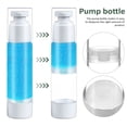 thumbnail image 3 of unbranded 4Ud Envases Transparentes Airless Para De Cuidado Personal En Viajes, 3 of 6