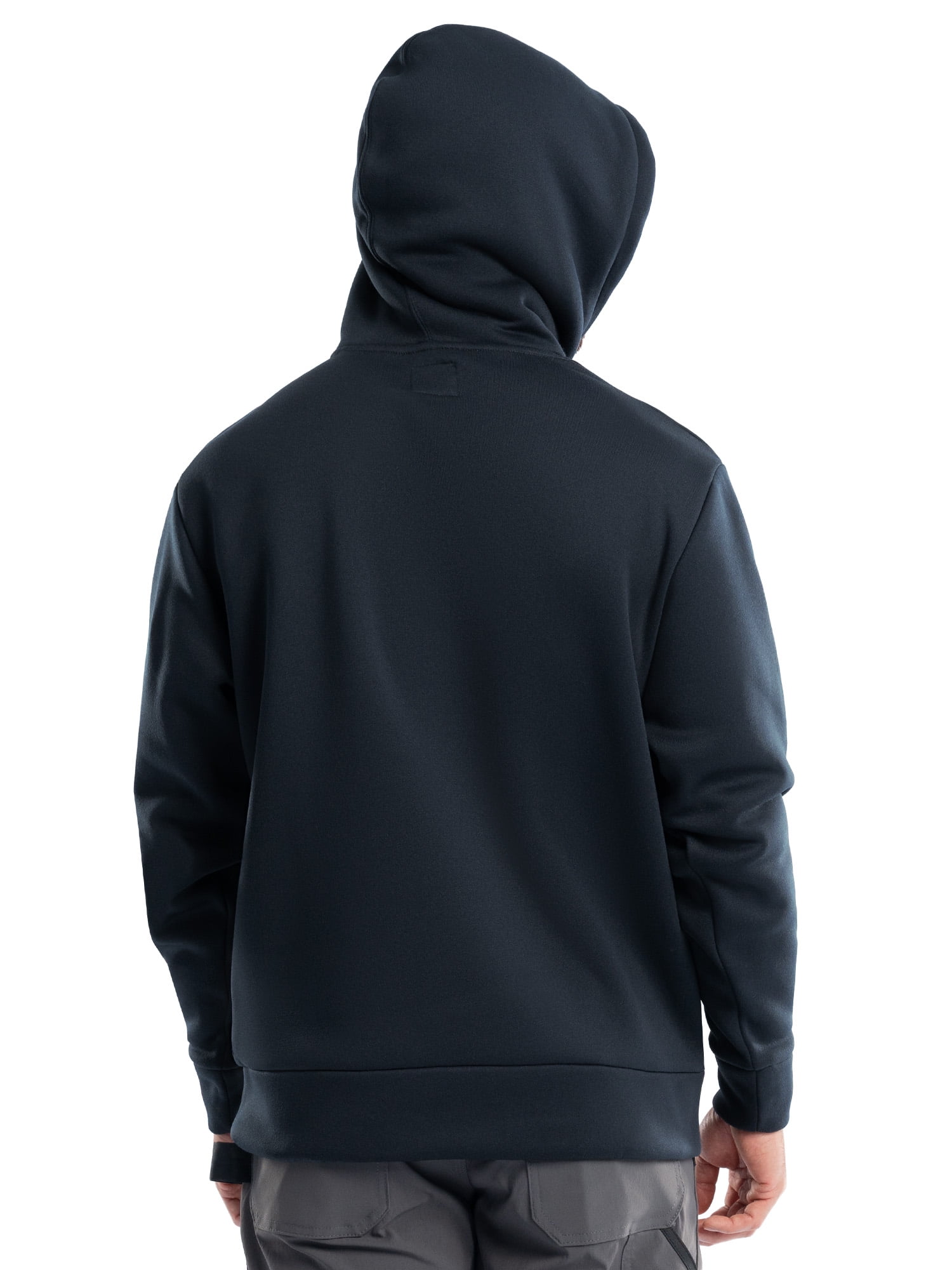Wrangler Workwear Men's and Big Men's Relaxed Pullover Hoodie with Faux Shearling Lining, Sizes S-3XL