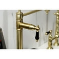 thumbnail image 4 of Kingston Brass KS3707PKL Duchess Two-Handle 1-Hole Deck Mount Pot Filler Faucet in Brushed Brass, 4 of 8
