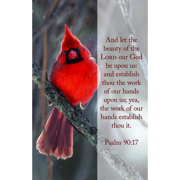 General Worship Bulletin: Work (Package of 100): Psalm 90:17 (Kjv) (Other)