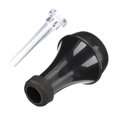 thumbnail image 4 of HEANUJJ 1Set Professional Black ABS Trumpet Mute Practice Accessory Lightweight Straight Mute, 4 of 6