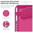 thumbnail image 5 of Yunken Oversized Zero Gravity Chair, Folding Patio Lounge Recliner with Cup Holder & Pillow - Ultimate Pink, 5 of 7