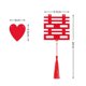 thumbnail image 2 of Romantic Wedding Decor Banner 1Pc Nonwovens Hanging Ornament For Engagements And Garden Parties, 2 of 3