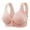 Pink, variant on Women's Front Side Buckle Lace Edge Without Steel Ring Movement Seamless Gathering Adjustment Yoga Sleep Large Bra Womens Underwire Bras Sports Bras Packs Low Back Bra Strap Less Bra Womens Bras Push