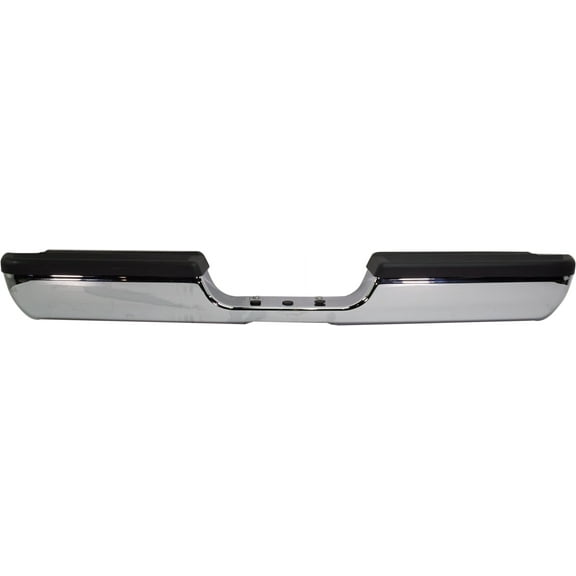 Step Bumper Compatible with DODGE FULL SIZE P/U 1994-2002 Assembly Chrome Steel Old Body Style Fleetside