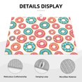 thumbnail image 4 of Dish Drying Mat, Blue Pink Donuts Print Absorbent Microfiber Kitchen Mat, Heat Resistant Drying Mat Kitchen Counter for Dishes, Utensils, Pots, Pans, Drainer Mats 18x24in, 4 of 7