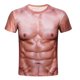 thumbnail image 1 of Camiseta de manga corta con cuello redondo y estampado de hombre musculoso en 3D Pompotops oipoqjl2716, 1 of 6