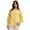 Butter, variant on Women's Eyelet Button Front Shirt With Blouson Sleeves