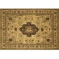 thumbnail image 1 of Ahgly Company Indoor Rectangle Medallion Brown Traditional Area Rugs, 6' x 9', 1 of 4