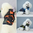 thumbnail image 2 of Clearance Pet Autumn Winter Skiing Costume Sleeveless Cotton Padded Vest With Durable Chest Strap Harness 2 In 1, 2 of 7