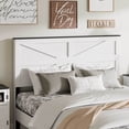 thumbnail image 3 of Jopath King Size Bed Frame with Wooden Headboard and Large Under Bed Storage,Platform Bed Frame for Teen and Adult White, 3 of 6