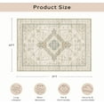 thumbnail image 2 of Area Vintage Boho Rugs for Living Room, Machine Washable Area Rugs with Non-Slip Backing, Indoor Rug Vintage Bohemian Area Rug Home Decor, Room Decor, 5 x 7 ft, Light Gray, 1 Pack, 2 of 6