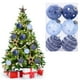 thumbnail image 4 of 6PC Fabric-Wrapped Foam Christmas Balls Elegant Decorations For Christmas Tree, 4 of 5