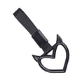 thumbnail image 1 of Hioecau Devil Heart Hand Ring Car Rear Bumper Warning Ring Universal Train Bus Auto Heart-Shaped Handle Strap Decoration Car Accessories, 1 of 8