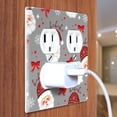 thumbnail image 3 of WIRESTER 2-Gang Duplex Outlet Wall Plate/Switch Plate Cover, Hohoho Santa Claus Saint Nicholas, 3 of 6