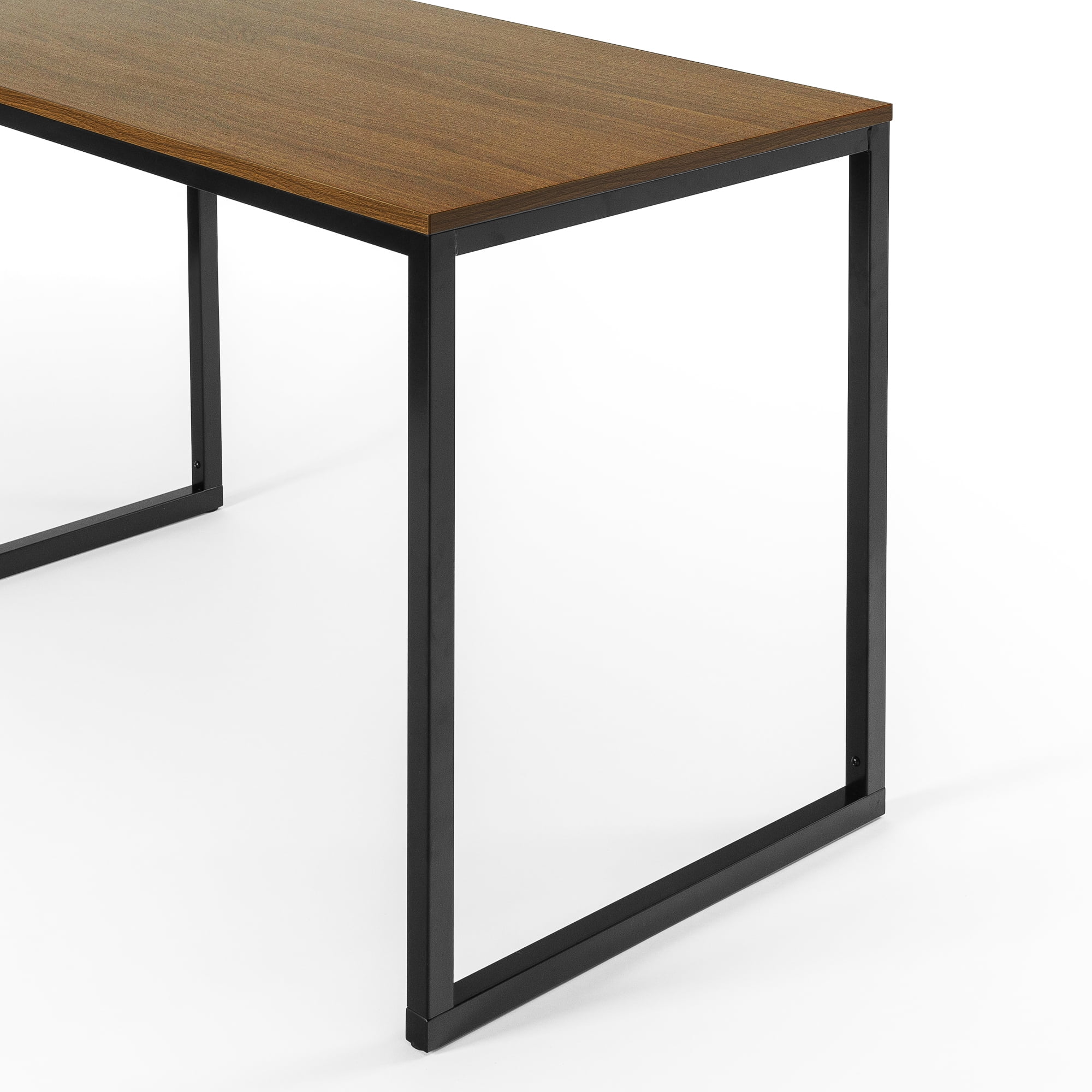 Zinus Jennifer 47"x29" Desk with Black Frame, Brown