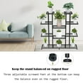 thumbnail image 6 of Metal Plant Stand, large indoor Plant Stands Decorative Black Steel Plant Shelf for Indoor Patio Garden Balcony and Yard,tall multi tier plant stand, 6 of 6