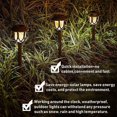 thumbnail image 5 of Luces solares para jardín al aire libre, paquete de 10 luces de iluminación solar, lámpara de jardín impermeable IP65, decoración LED inalámbrica para caminos, iluminación de entrada, césped de villa, 5 of 5