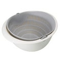 thumbnail image 2 of Cheers.US 2-in-1 kitchen Strainer/Colander & Bowl Sets, Large Plastic Washing Bowl and Strainer, Detachable Colanders Strainers Set, Space-Saver, for Fruits Vegetable Cleaning, 2 of 7
