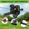 thumbnail image 4 of Olenyer 60FT Zipline for Backyard Kids and Adults: Up to 400 lbs Outdoor Zip Lines Kit, 4 of 9