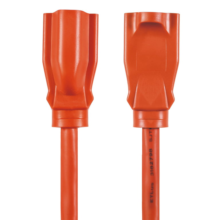 P010804-50 : Shopro Outdoor Extension Cord, 1 Outlet, Orange, 50 ft.