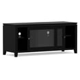 thumbnail image 3 of Simpli Home Cosmopolitan 48 inch Wide Solid Wood TV Stand in Black For TVs up to 55 inches, 3 of 10