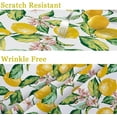 thumbnail image 5 of Summer Lemon Flower Tablecloth 60x120 inches Polyester Rectangle, Spillproof Washable Reusable Table Cloth for Dining Room, Farmhouse, Picnic, Outdoor, Kitchen Table Décor, 5 of 7