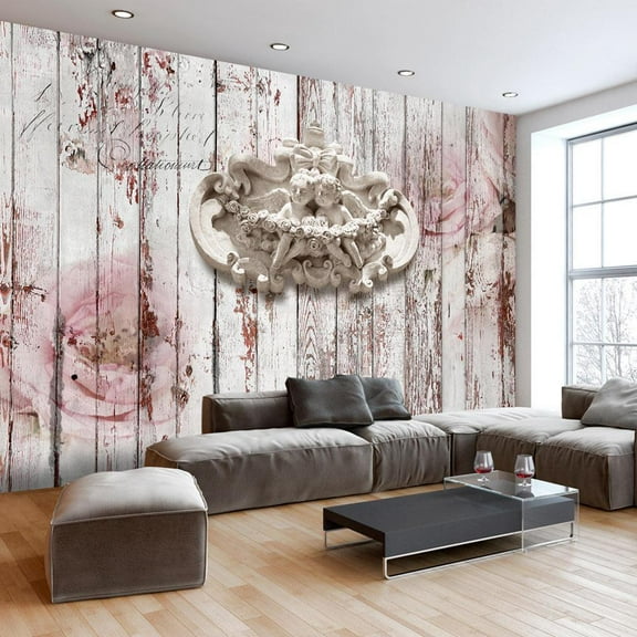 Tiptophomedecor Floral Wallpaper Wall Mural - Heavenly Doors