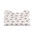 thumbnail image 4 of Lsque Dachshund Dog Printed Long Tissue Box Cover Holder, Facial Paper Organizer Dispenser,Triangle with Bottom Belt, PVC Leather Decorative Organizer, 4 of 9