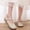 Beige, variant on Womens Hanfu Traditional Chinese Style Flat Mary Jane Shoes, New Chinese Style Comfortable Vintage Shoes with Adjustable Strap, Embroidered Floral Details for Everyday Casual Wear