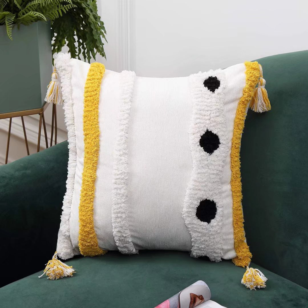 Khaki Beige Soft Premium Throw PILLOW COVER Sofa Couch Bed Cushion Case 18x18" 