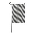 thumbnail image 1 of POGLIP Geometric Skew Monochrome Chevron Pattern Abstract Black Bright Classic Garden Flag Decorative Flag House Banner 28x40 inch, 1 of 1