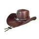 thumbnail image 3 of Sombrero de vaquero Yinane Sombrero para el sol ligero informal rojo, 3 of 8