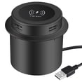 thumbnail image 3 of Embedded Wireless Charger for Office Furniture Space-saving, USB Fast Charging Charger Accessories, 3 of 3