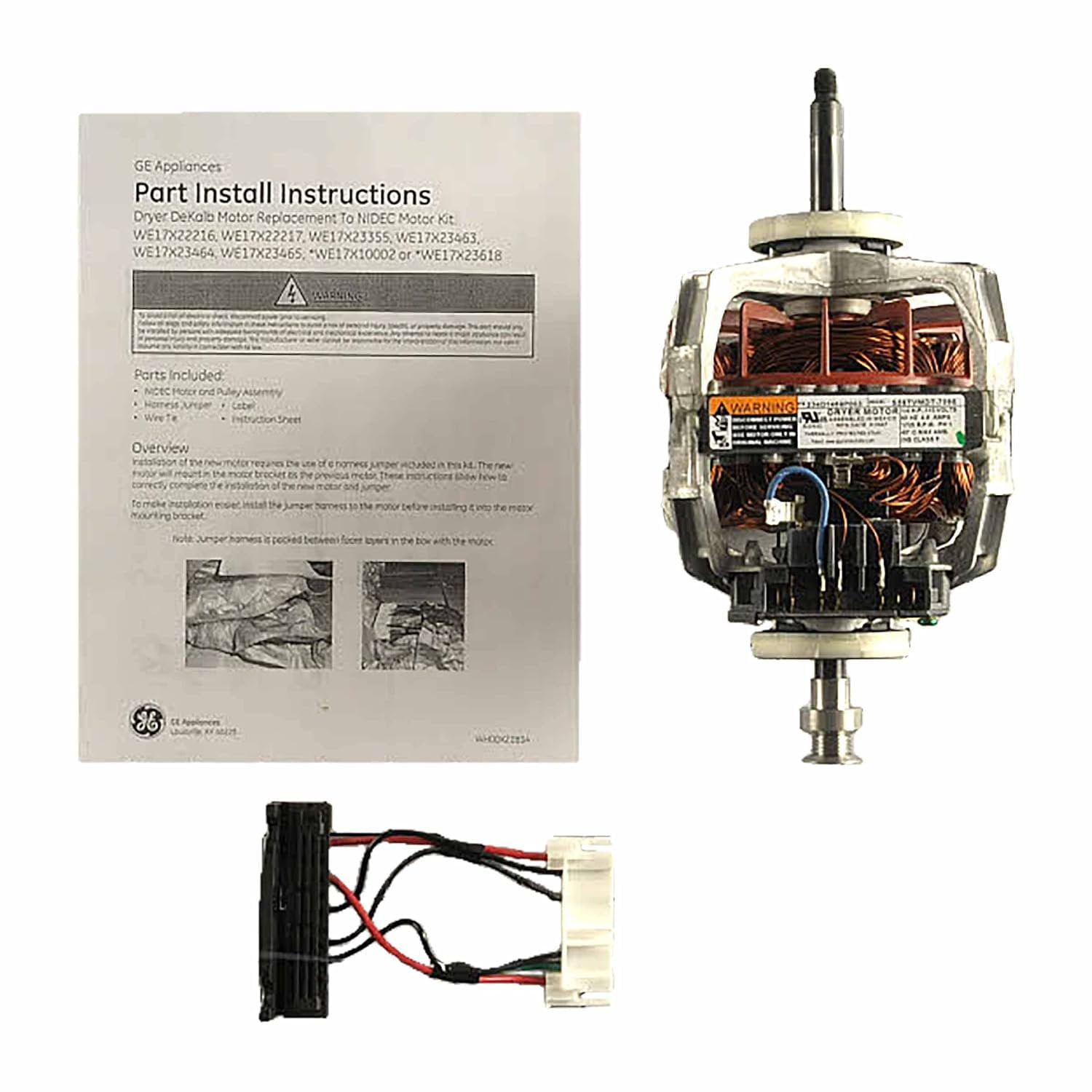 GE Appliances WE17X22217 Dryer Drive Motor Kit