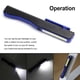 thumbnail image 4 of TRABAJO PEN LUZ COB LED 1W Inspección Reparación Flash Linterna Operada Batería Portátil Iluminación Lámpara de Clip Reutilizable Azul Inevent OD002462-02B, 4 of 6