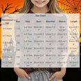 thumbnail image 2 of Dvprdro Girls Halloween Print Crew Neck 3/4 Sleeve Tunic T-Shirt Vintage Casual Pullover Top Fall Holiday Daily Wear, 2 of 6