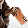 thumbnail image 3 of for Samsung Galaxy S25 Plus Case, Luxury Elegant Classic PU Leather Flexible Bumper Rugged Non-Slip Grip Shockproof Protective Cover Men's Cases Wireless Charing for Samsung Galaxy S25 Plus,Green, 3 of 13