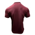 thumbnail image 5 of QUINDOS Short Sleeve Mens Shirts Big and Tall Polo Casual Collared Shirts Regular Fit Loose Solid Workout T-shirts, 5 of 6