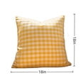thumbnail image 2 of Yellow Striped Throw Pillow with Insert, Decorative Cushion for Sofa Couch Bedroom, Soft Woven Farmhouse Boho Accent Pillow, 2 of 5