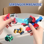 VEAIS Magnetic Deformable 6-in-1 Transformable Dinosaur Robot Toy Educational STEM DIY Assembly
