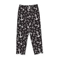 thumbnail image 4 of Goofa Anchors Printed Soft Pajama Pants for Women, Wide Leg Comfy Casual Lounge Yoga Pants-X-Large, 4 of 9