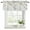 Off White Light Yellow Light Brown, variant on Golden Marble Curtain Valances for Windows, Kitchen Valance Window Treatments Panel 2 Pack, Vintage Abstract Modern Art Rod Pocket Short Curtains for Bathroom Bedroom 54 x 18 Inch